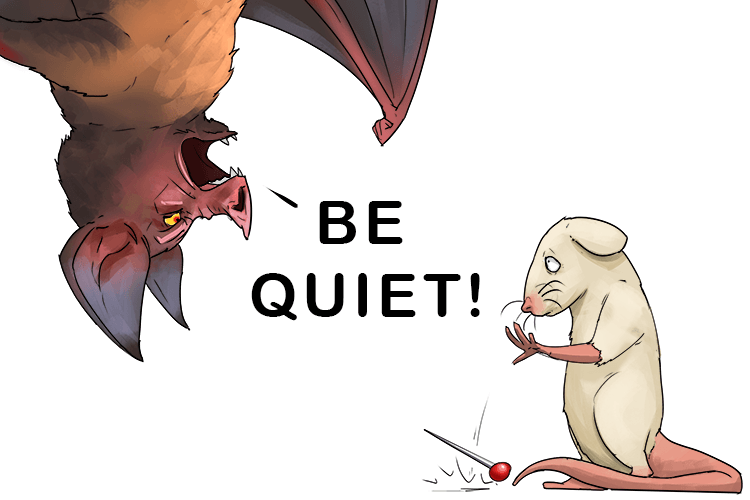 The animal's senses were very sensitive (sensitivity), so it reacted to even the smallest changes in its environment